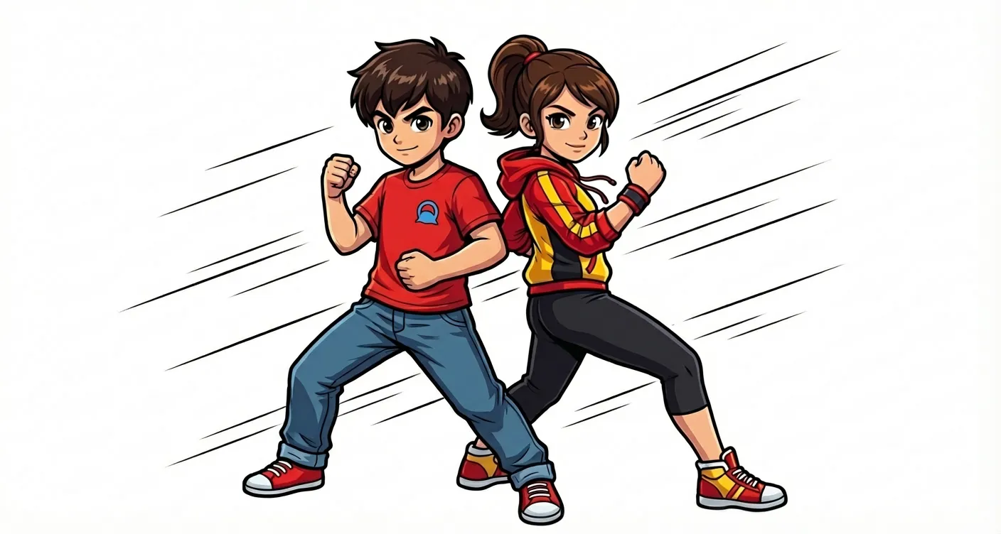 Children learning self-defense and safety awareness